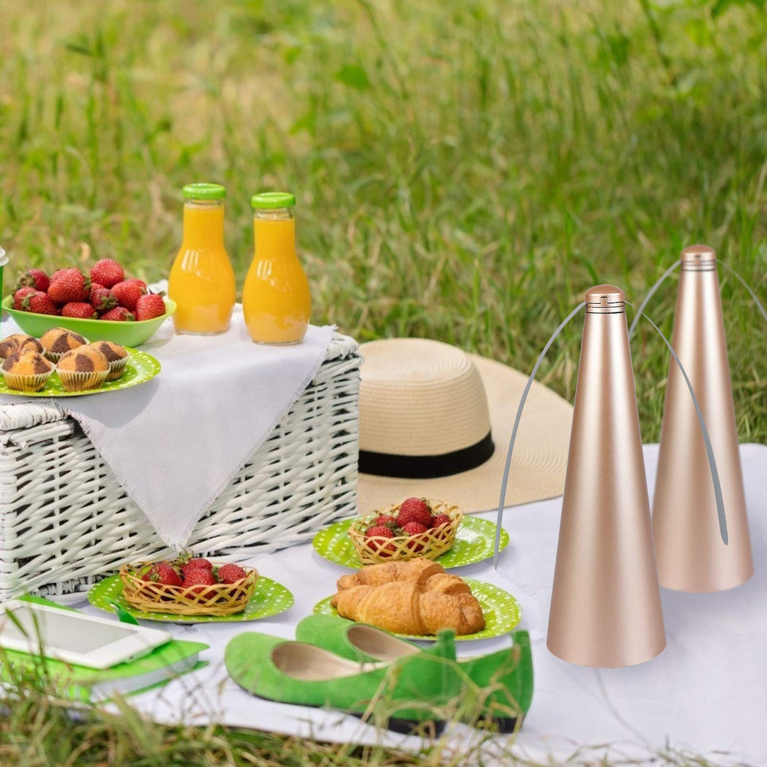 3 PCS Fly Fan for Table Picnic Gold Fly Fan Outdoor Food Fruit Fans for Indoor Outside Meal Table Fly Fan for Restaurant Home Party