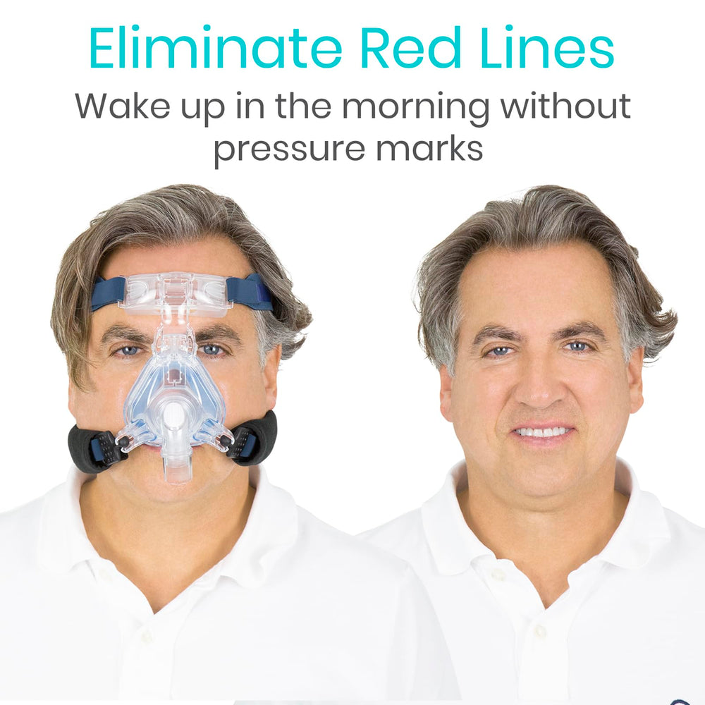 CPAP Strap Covers (4 Pack) - Soft Fleece CPAP Headgear Mask Cushion Covers for Skin Protection - CPAP Accessories Comfort Pad Reduce Red Marks, Pressure & Discomfort - Universal for CPAP Models