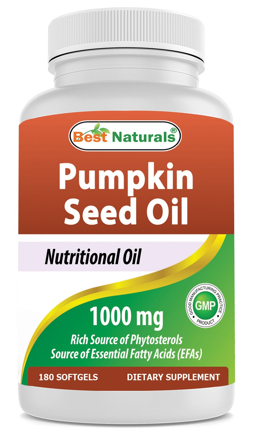 Pumpkin Seed Oil Bladder Control 1000 mg 180 Softgels