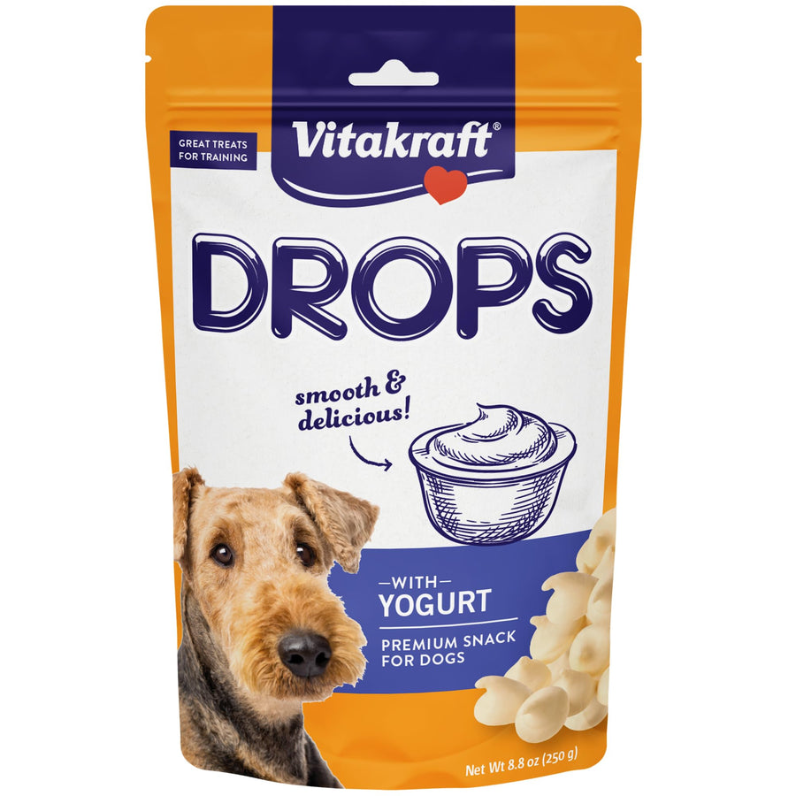 Drops with Yogurt Treats for Dogs, Bite-Sized Training Snacks, 8.8 Ounce (Pack of 1)
