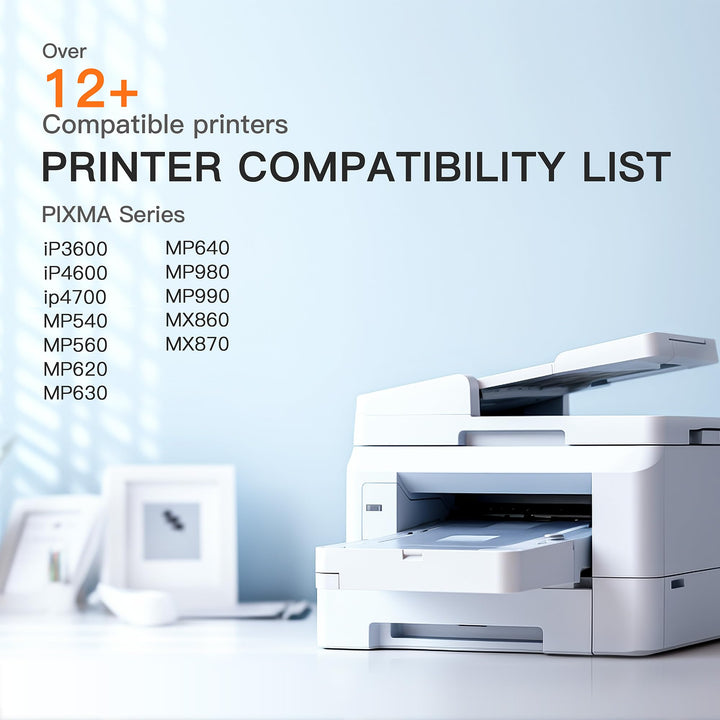 Compatible Ink Cartridge Replacement for Canon PGI220 PGI-220 CLI221 CLI-221 to use with MX870 MX860 MP620 MP560 MP980 (4 Large Black, 4 Cyan, 4 Magenta, 4 Yellow, 4 Small Black) 20 Pack
