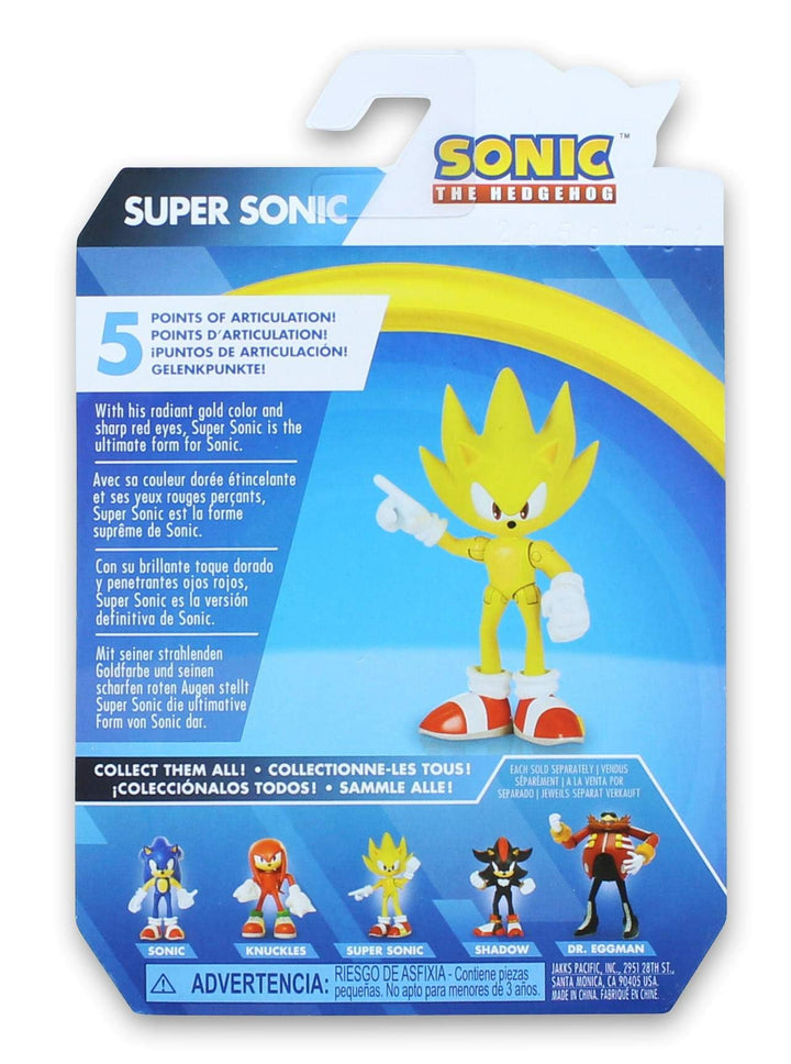 Action Figure 2.5 Inch Super Sonic Collectible Toy
