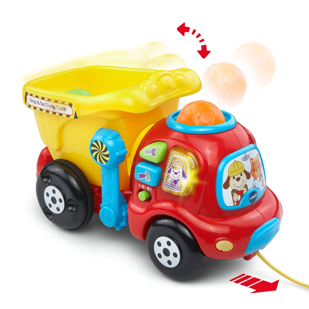 Drop and Go Dump Truck, Yellow