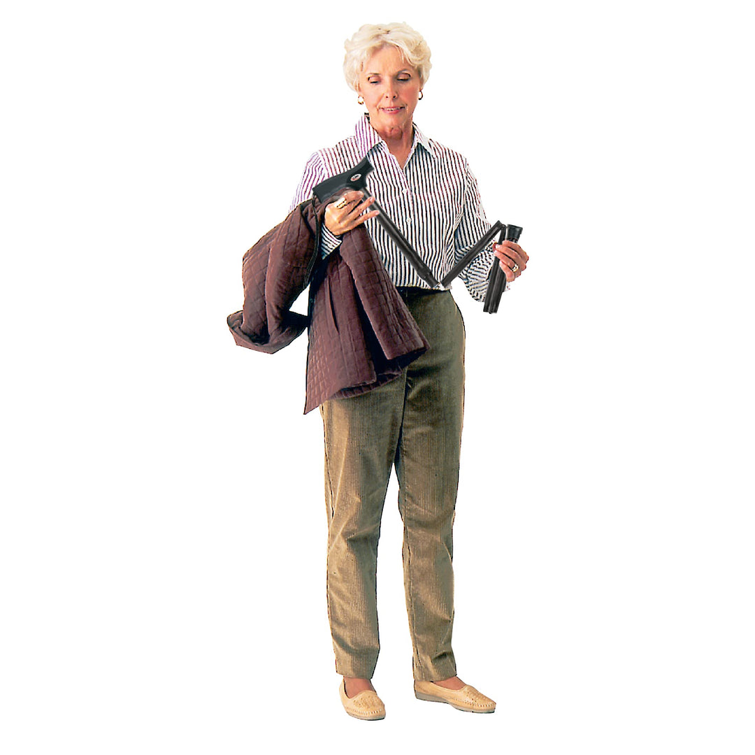 Soft Grip Folding Cane, Black