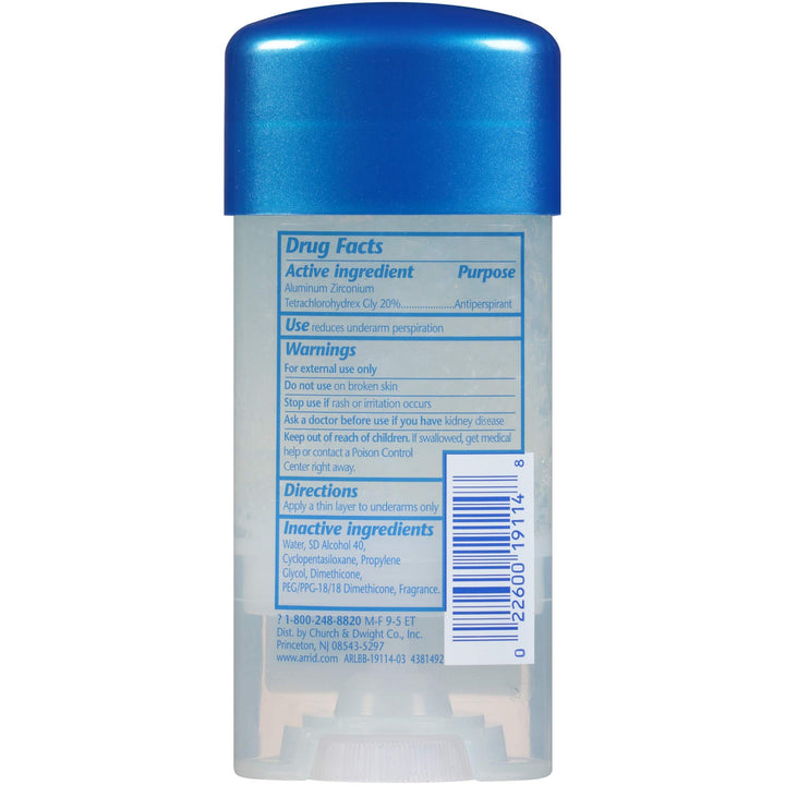 Extra Dry Anti-Perspirant & Deodorant, Clear Gel, Morning Clean, 2.6 oz (73 g) (Pack of 6)