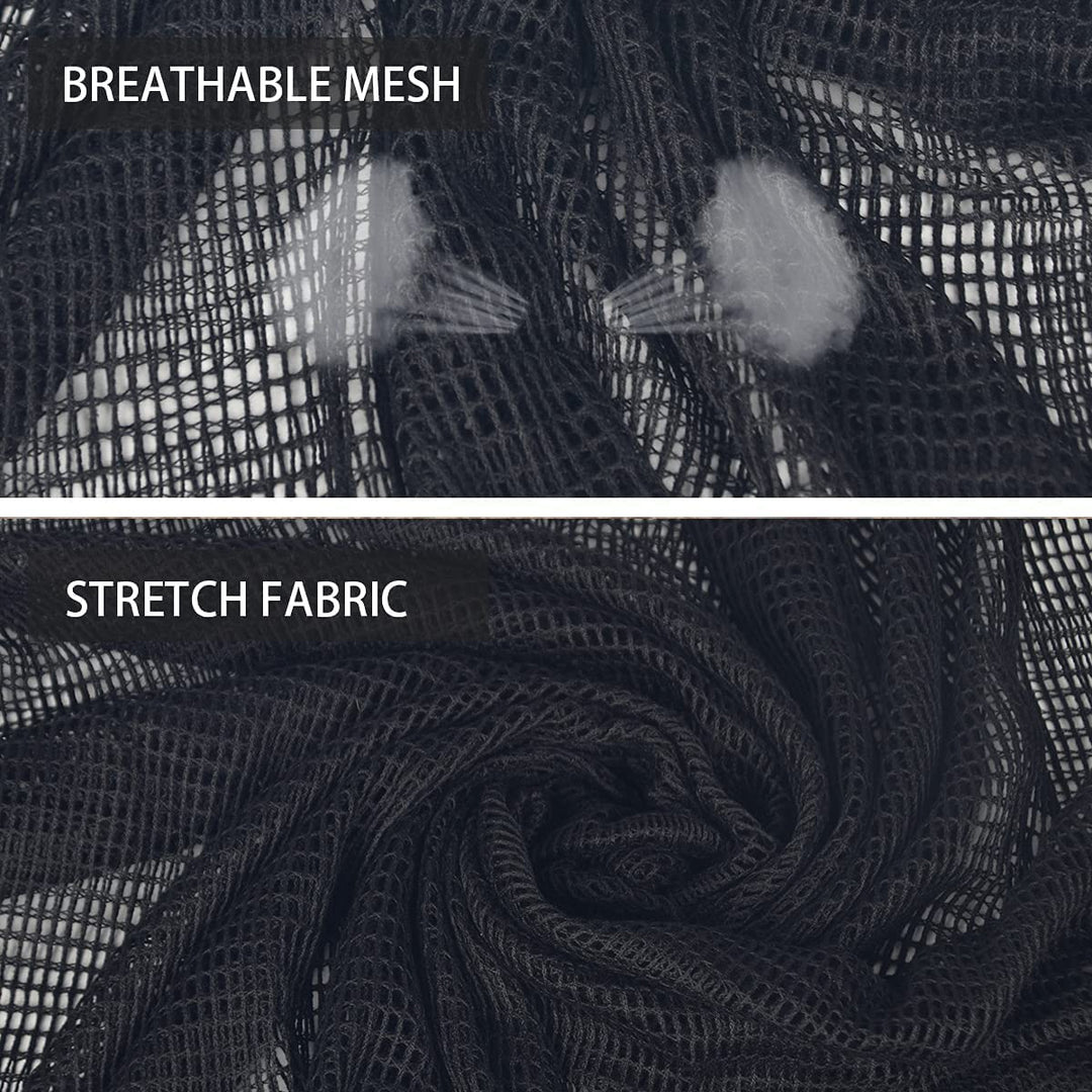 Sniper Veil Camo Scarf Double Printing Tactical Military Camouflage Mesh Scarves for Hunting Shooting Wild Photography