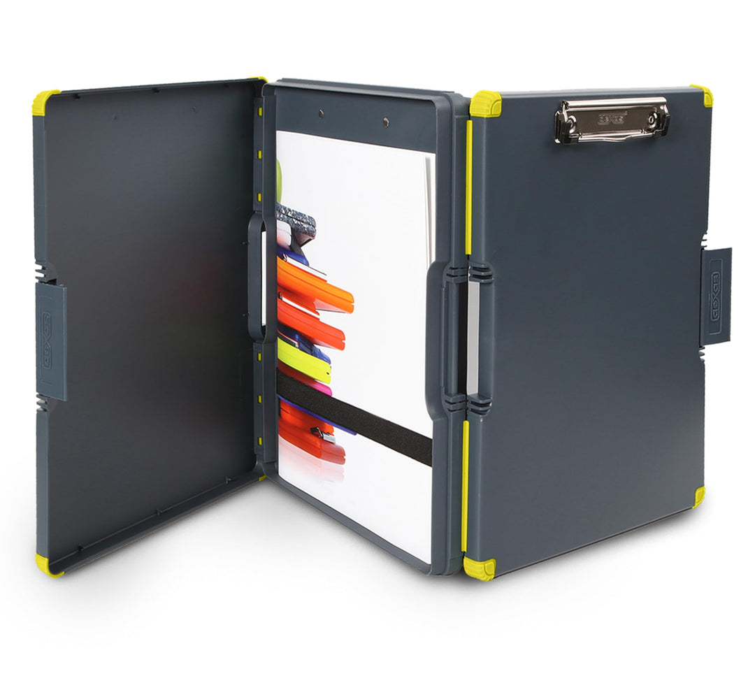 Duo Clipcase Dual Sided Storage Case and Organizer, Yellow
