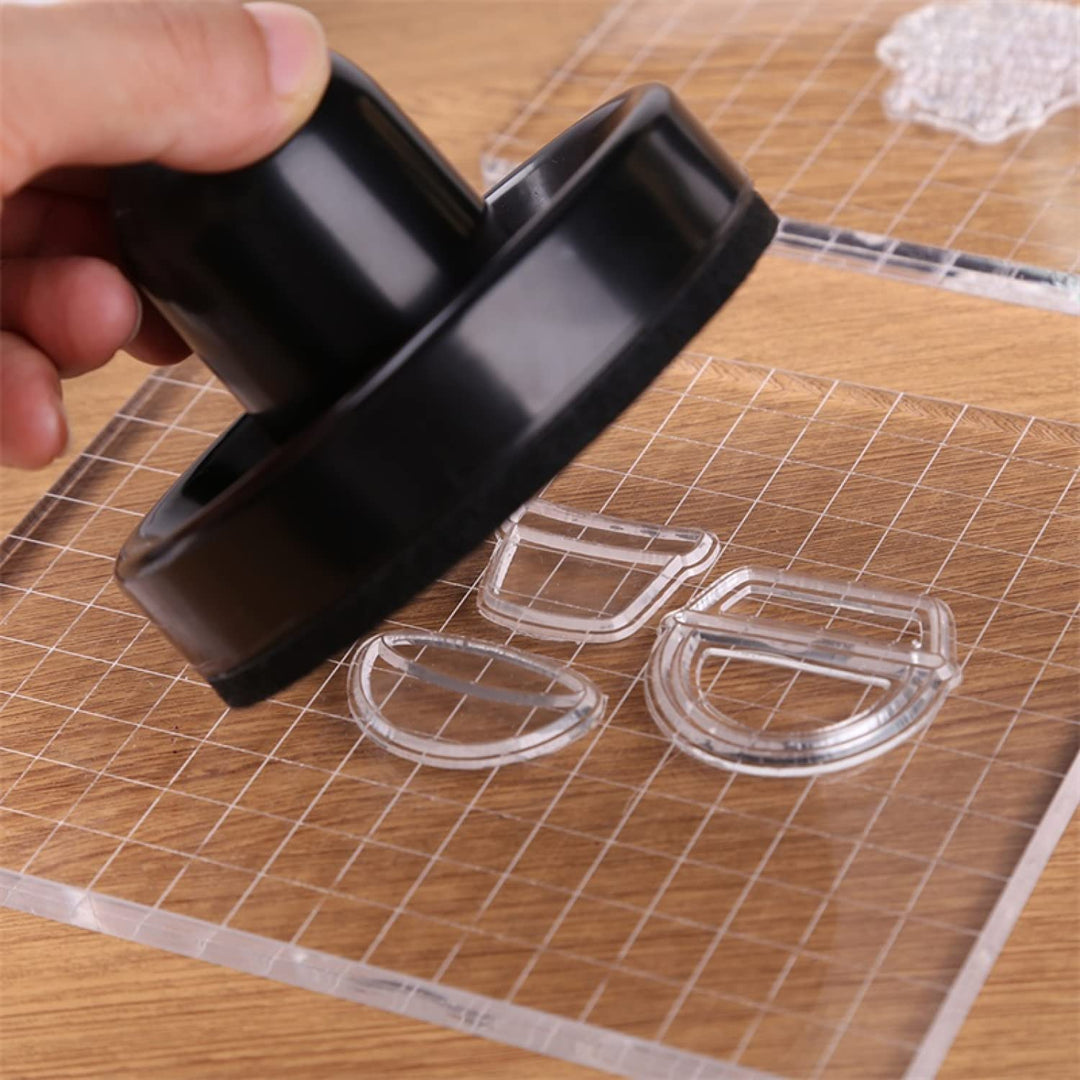 Stamping ToolRubber Stamp Pressure ToolStamping Pressure Tool, Stamping Blocks Press Tools for Card Making DIY Scrapbooking Craft, Arts Supplies