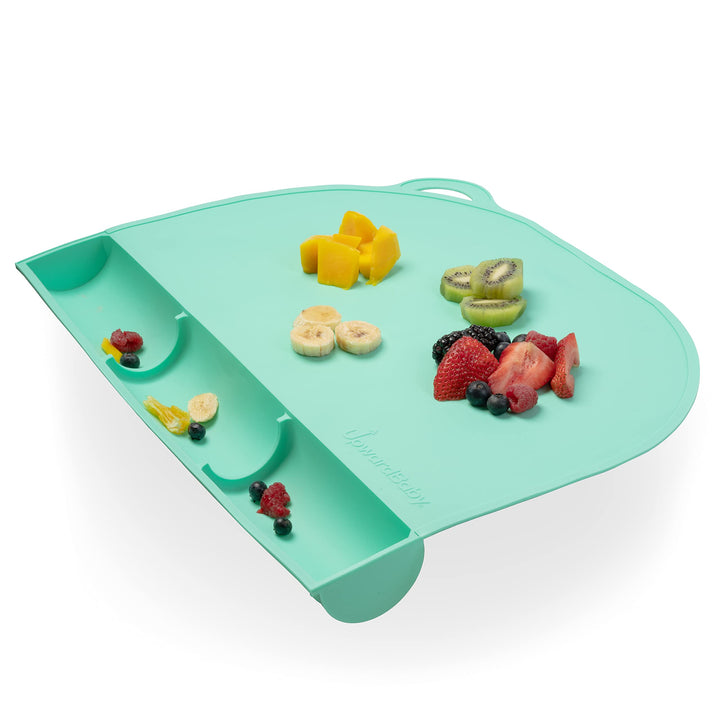 Upward Baby Silicone Placemats for Toddlers - Toddler Placemats Non Slip - Baby Silicone Mat for Table - Restaurant Table Mat for Baby - Silicone Mat for Baby Eating Restaurant - Baby Eating Mat