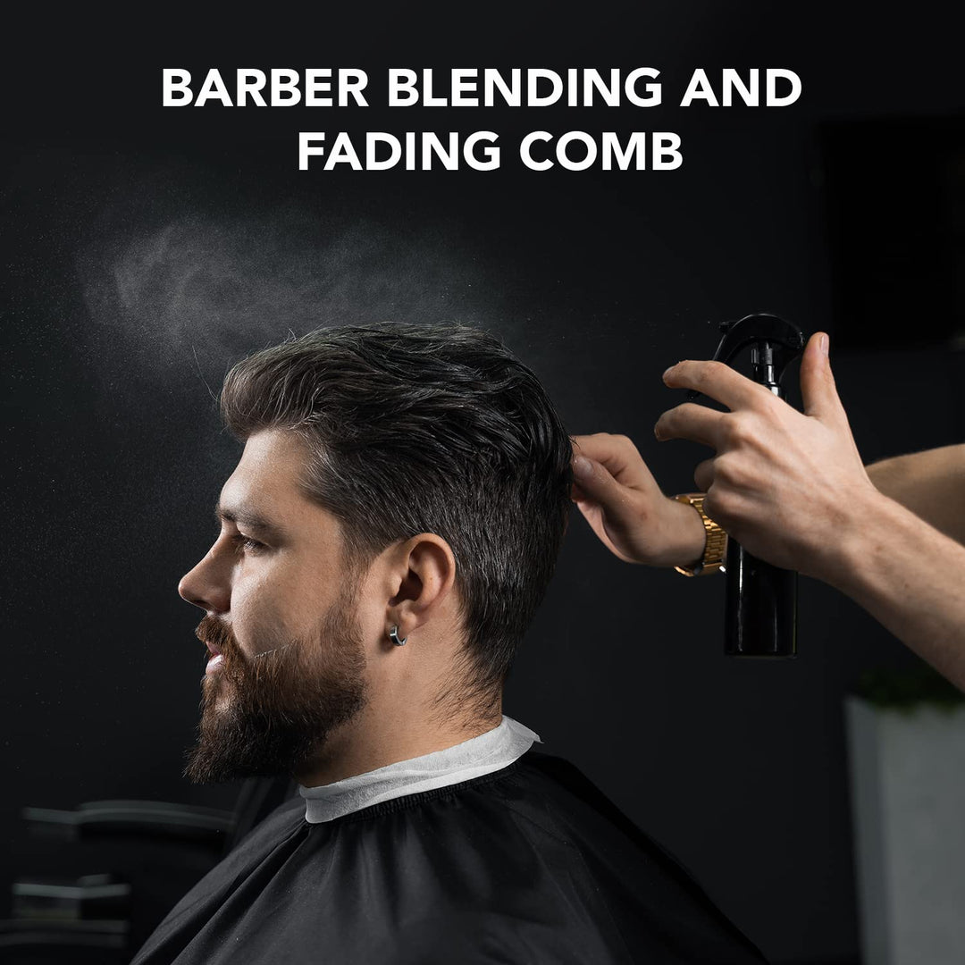 Gentlemen Republic Fade Comb for Men's Hairstyles - Soft Round Tips, Precision Teeth with Sturdy Body for Fades, Blending, and Cuts