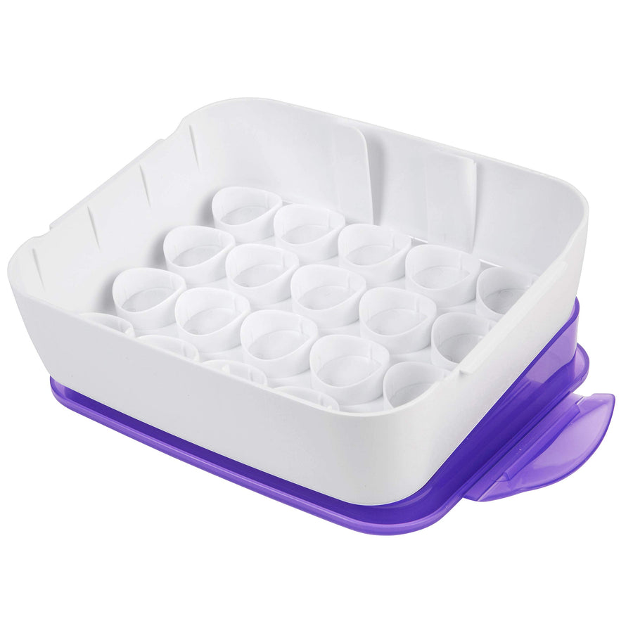 Case Color Organizer, White/Purple