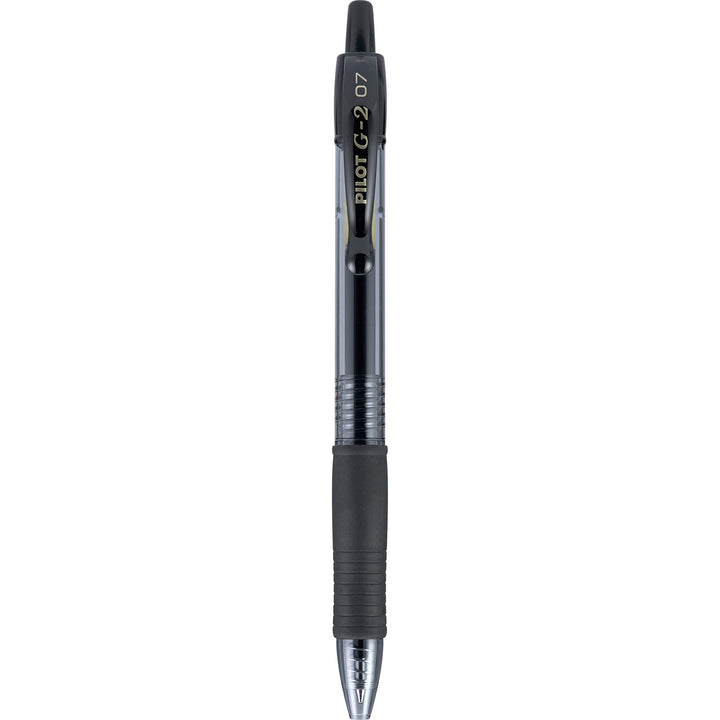 PILOT G2 Premium Refillable & Retractable Rolling Ball Gel Pens, Fine Point, Black Ink, Single Pen (31026)