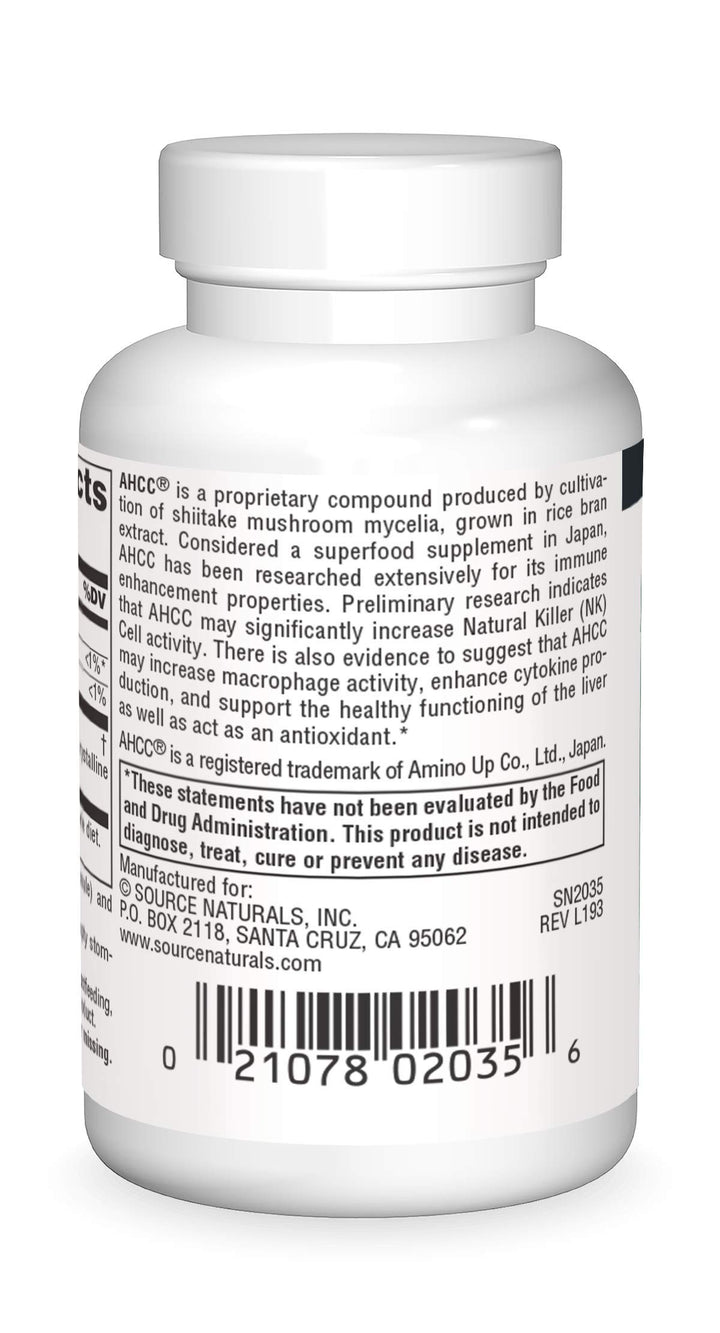 AHCC 500mg, 30 Vegetarian Capsules