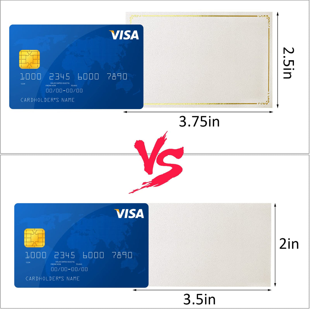 70 Pcs Place Cards Blank Fillable Banquet Seat Card with Gold Foil Frame, Place Cards for Table Setting, Escort Cards, Name Cards, Wedding Place Cards for Wedding, Table, Dinner Parties, 2.5 x 3.75