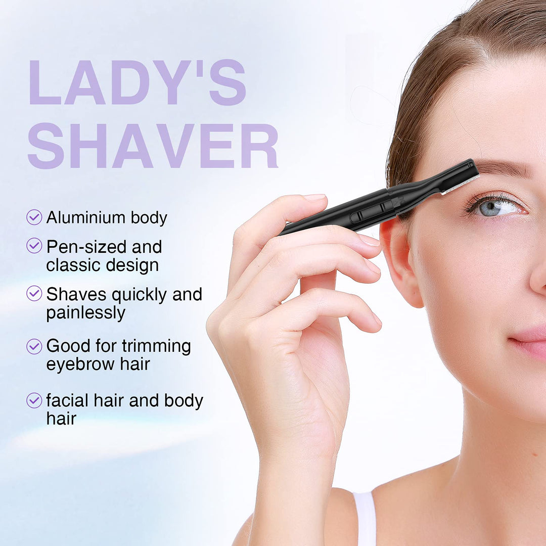 Facial Hair Trimmer Precision Shaver Removal Tool Micro Groomsman Trimmer Black TB-815