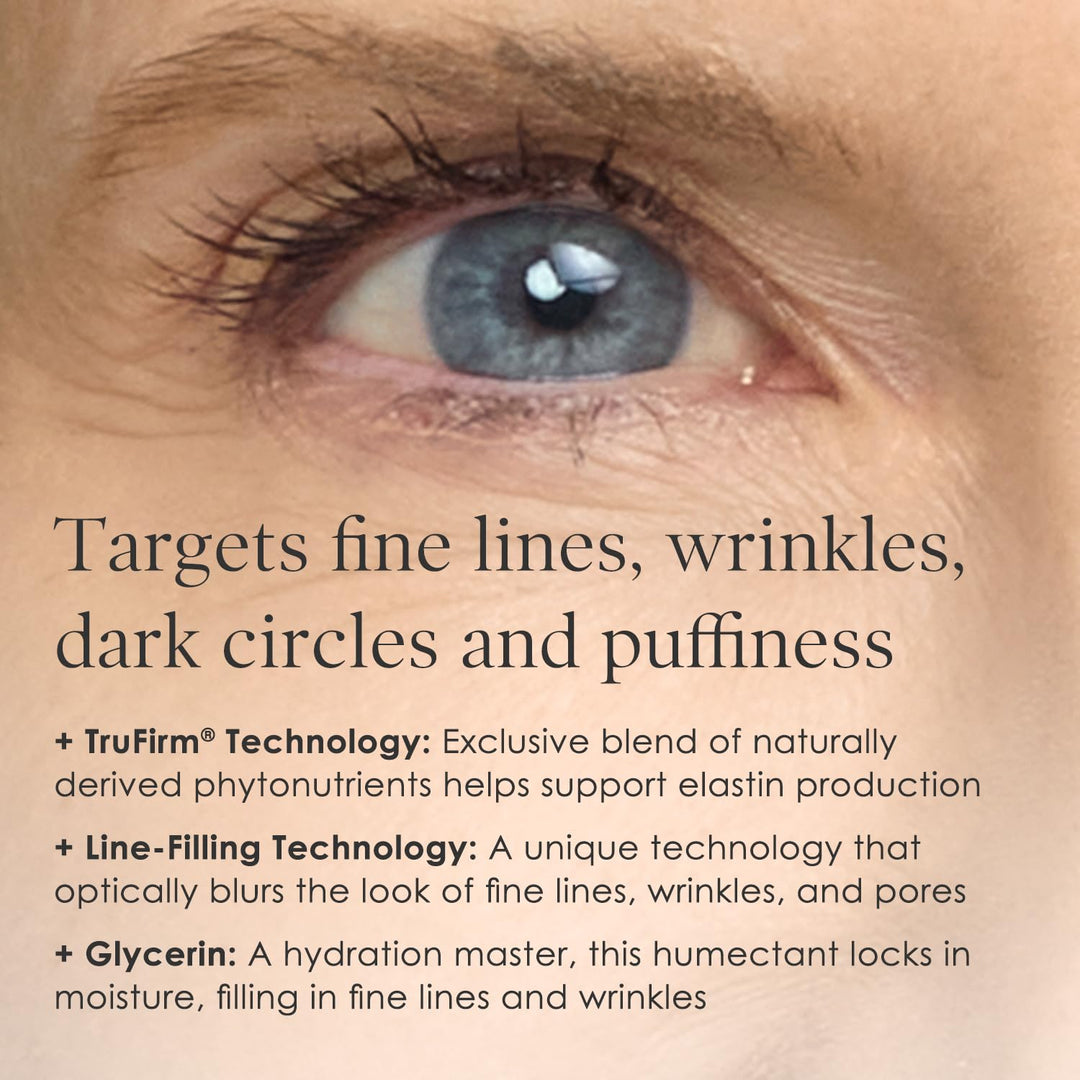 Advanced Eye Cream: Citrus Scented with Trufirm Complex, 0.5 Fl Oz for Mature Skin