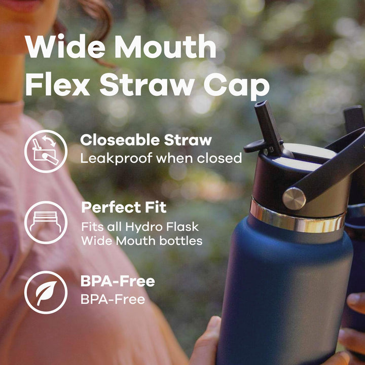 Wide Mouth Lids- Accessory for Wide Mouth Water Bottle