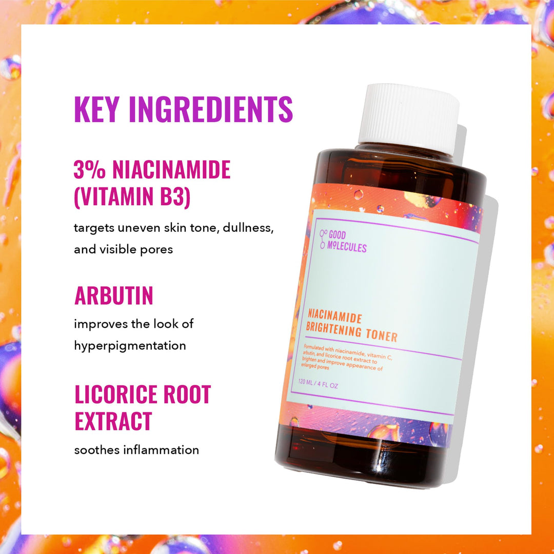 Niacinamide Brightening Toner - 4 OZ.