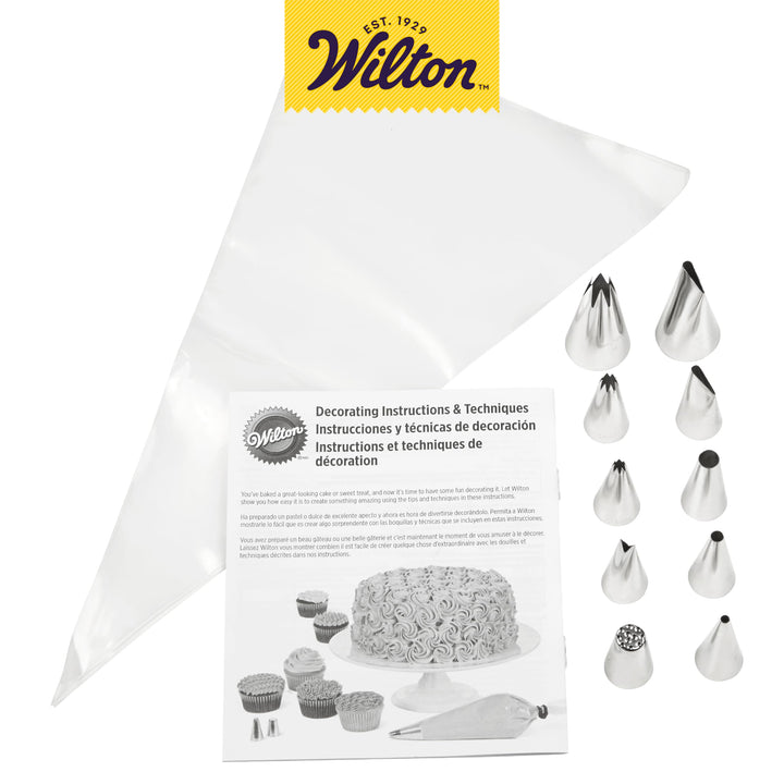 Beginning Buttercream Decorating Set, 20-Piece Cake Decorating Kit