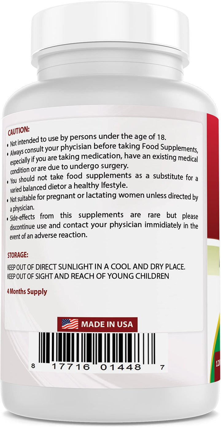 Grape Seed Extract 400 mg Veggie Capsule, 120 Count