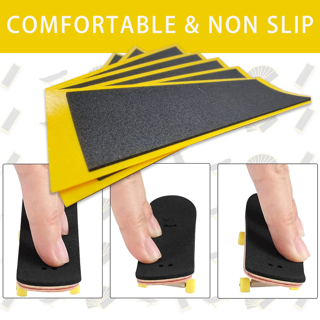 Fingerboard Foam Grip Tape,12 Pcs Fingerboard Grip Tape,38mmX110mm 12
