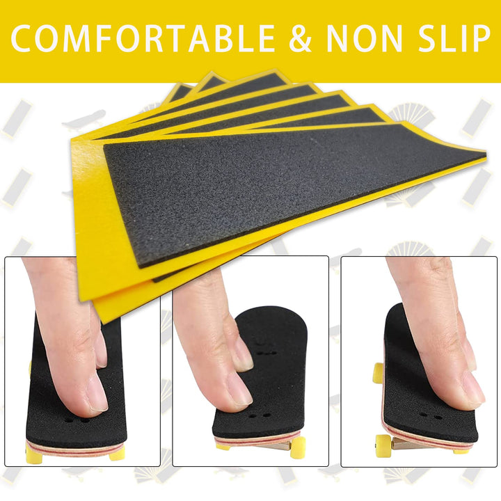 Fingerboard Foam Grip Tape,12 Pcs Fingerboard Grip Tape,38mmX110mm 12