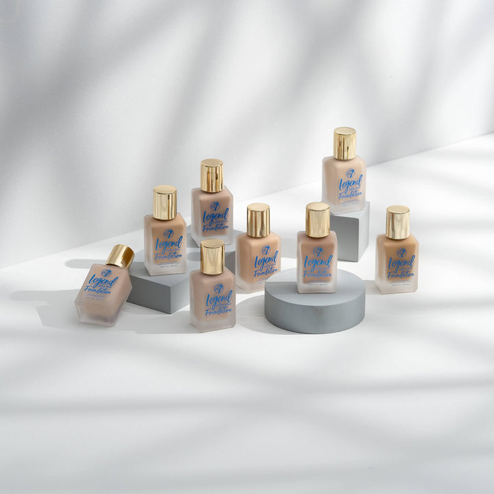 | Legend Long-Lasting Liquid Foundation | Rich and Creamy Formula | Full Coverage with a Matte Finish | Available in 4 Shades | Fresh Beige | Cruelty Free, Vegan Makeup Cosmetics