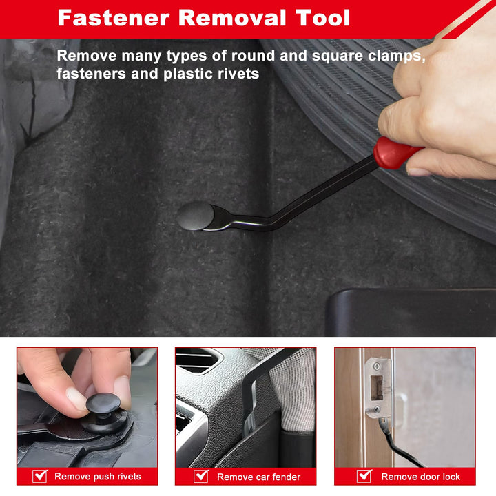 3 Pcs Clip Remover Tool, Clip Pliers Set Fastener Removal Tool , Auto Trim Removal Tool Kit Pry Tool Set Car Door Panel Dashboard Repair Kit