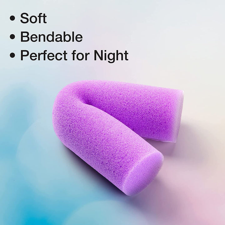 Foam Hair Rollers -Heatless curls - Foam Rollers - Hair Rollers - Loose Hair Curlers in Assorted Sizes - 8 Count w/storage case