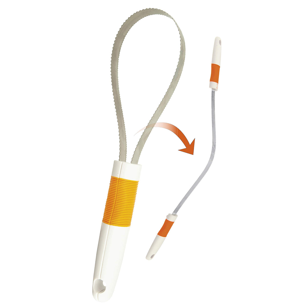 Double Sided Dog Shedding Blade with No-slip Grip - Coarse and Fine Teeth for Long, Short, & Double Coats - Model 858408