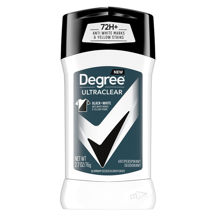 Men UltraClear Antiperspirant Deodorant Black+White 72-Hour Sweat and Odor Protection Antiperspirant For Men With MotionSense Technology 2.7 oz