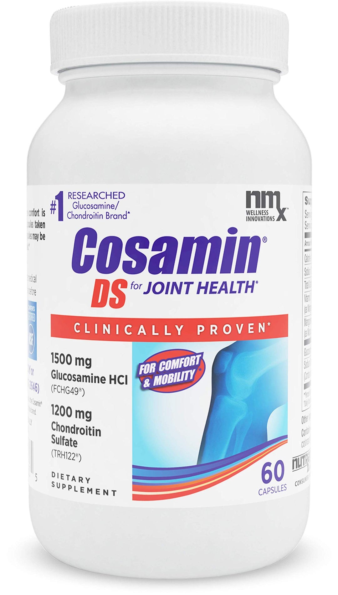 Cosamin DS #1 Researched Glucosamine & Chondroitin Joint Health Supplement, 60 Capsules