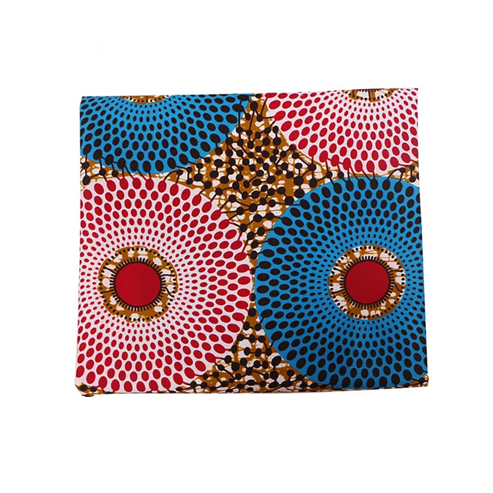 Ankara African Polyester Wax Prints Fabric 6 Yard African Fabric for Party Dress PL537 (pl537)