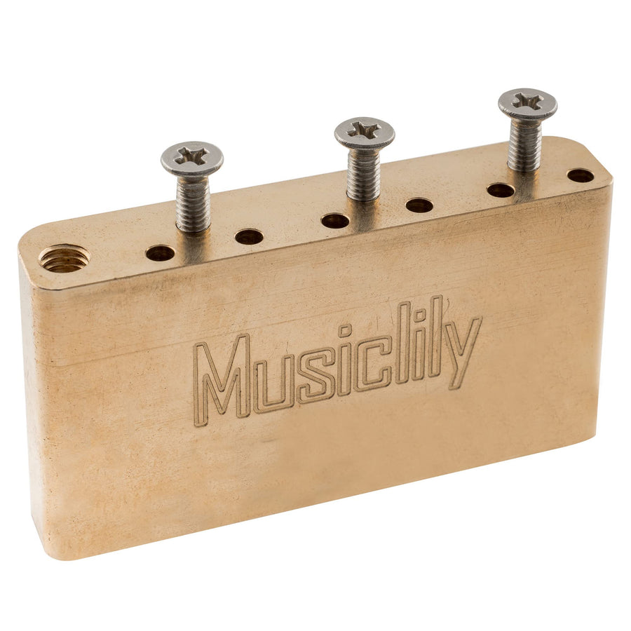 Ultra 10.5mm Full Brass 36mm Short Tremolo Block for Indonesia made Squier Bullet Strat and Strat Pack Electric Guitar