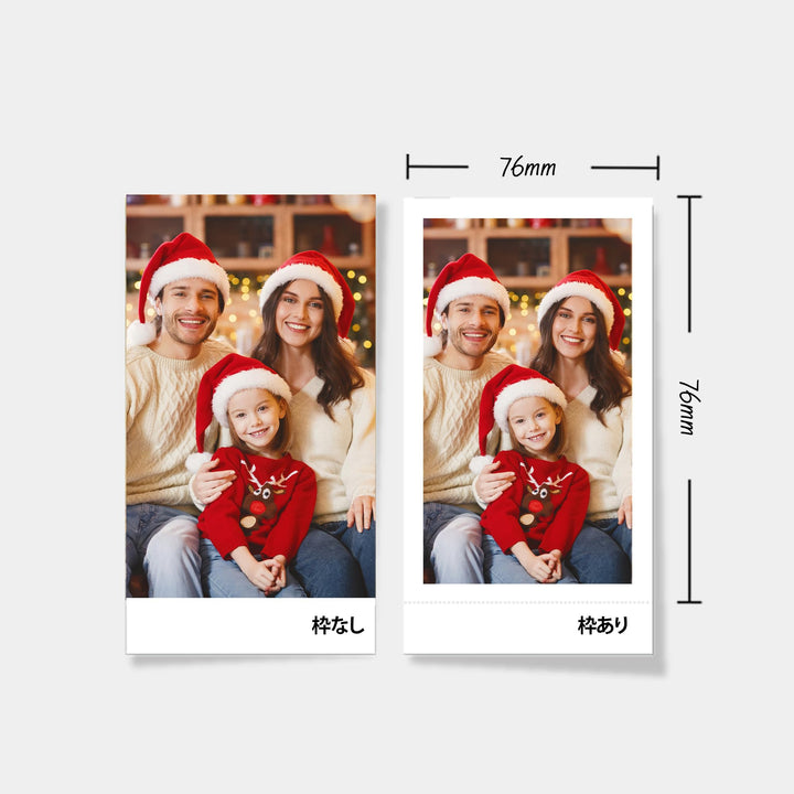 Mini Shot 2 Retro 4PASS 2-in-1 Instant Digital Camera and Photo Printer (2.1x3.4 inches) Initial 8 Sheets + 60 Sheets Gift Bundle, White