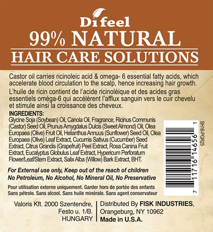 99% Natural Hair Care Solutions, Pro-Growth, 2.5 Ounce