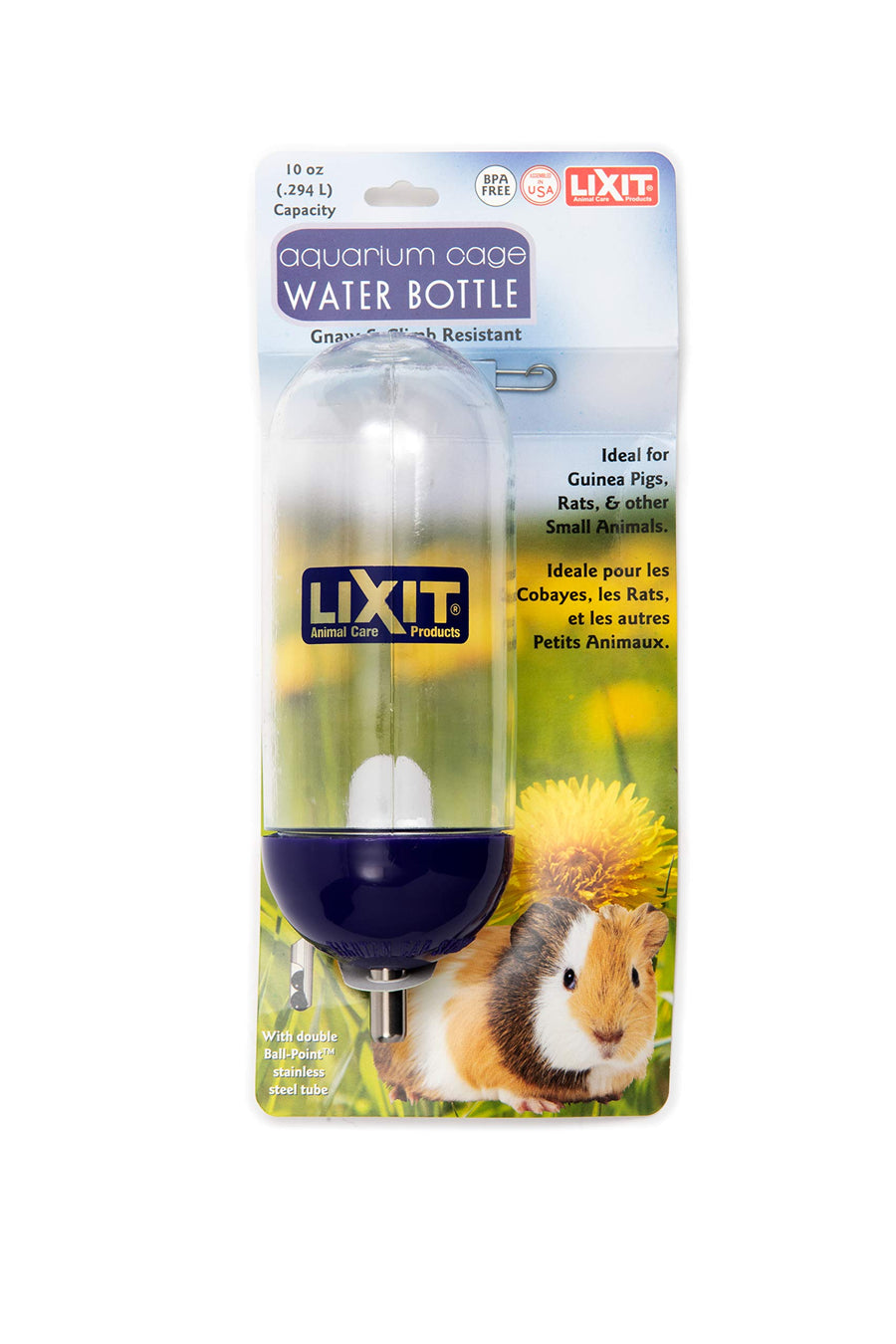 Corporation SLX0860 Aquarium/Cage Small Animal Water Bottle, 10-Ounce