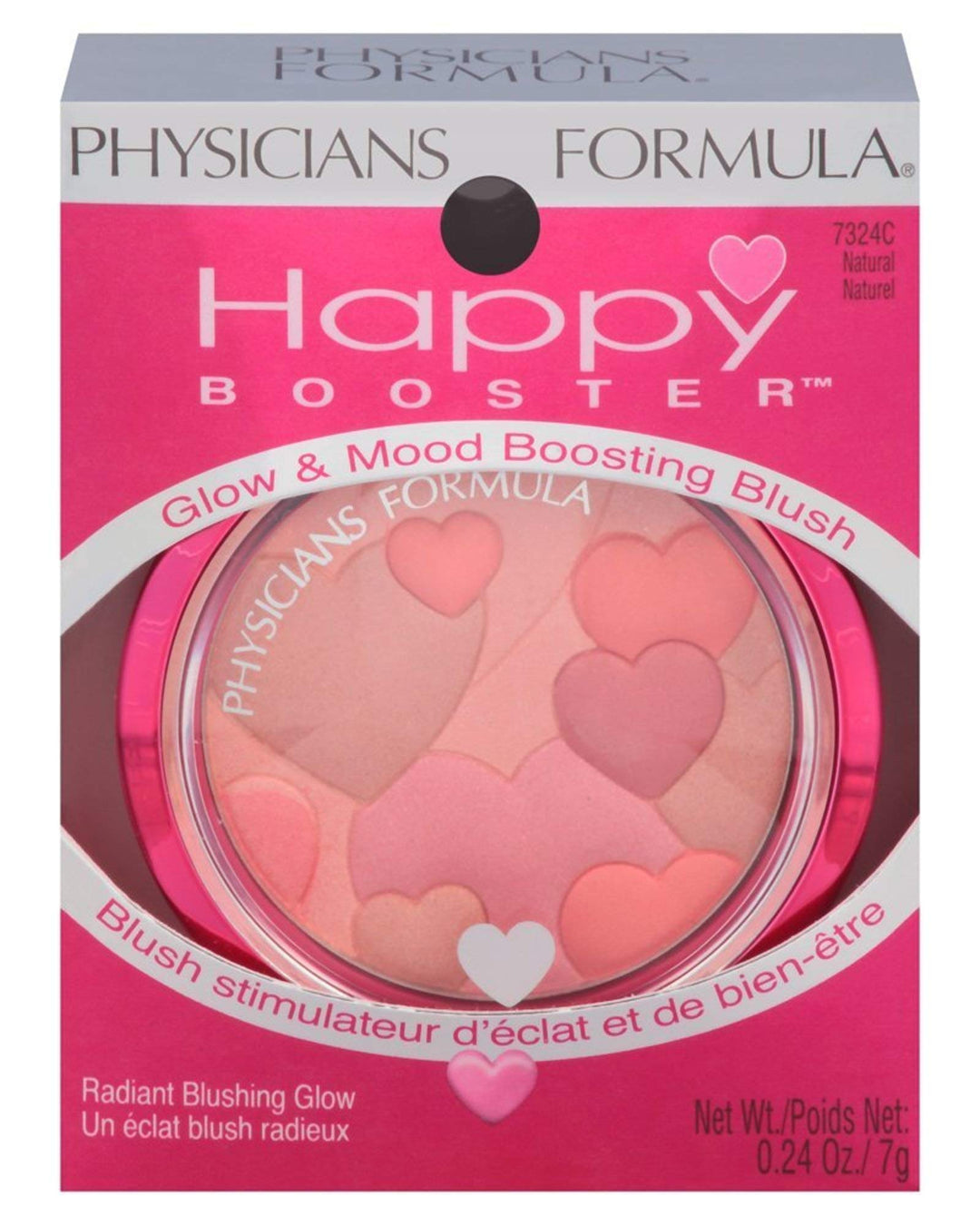 Happy Booster Heart Glow & Mood Boosting Blush, Natural, Dermatologist Tested