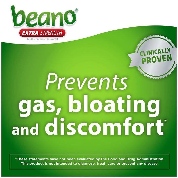 Extra Strength, Gas Prevention & Digestive Enzyme Supplement, 100 Count