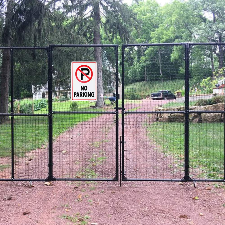 3 Pack No Parking Sign 10x 7 .04 Aluminum Reflective Sign Rust Free Aluminum-UV Protected and Weatherproof