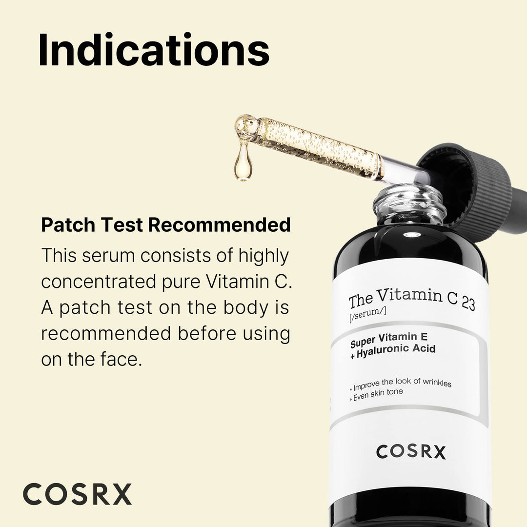 Pure Vitamin C 23% Serum with Vitamin E & Hyaluronic Acid, Brightening & Hydrating Facial Serum for Fine Lines, Uneven Skin Tone & Dull Skin, 0.7oz/20g, Korean Skin Care
