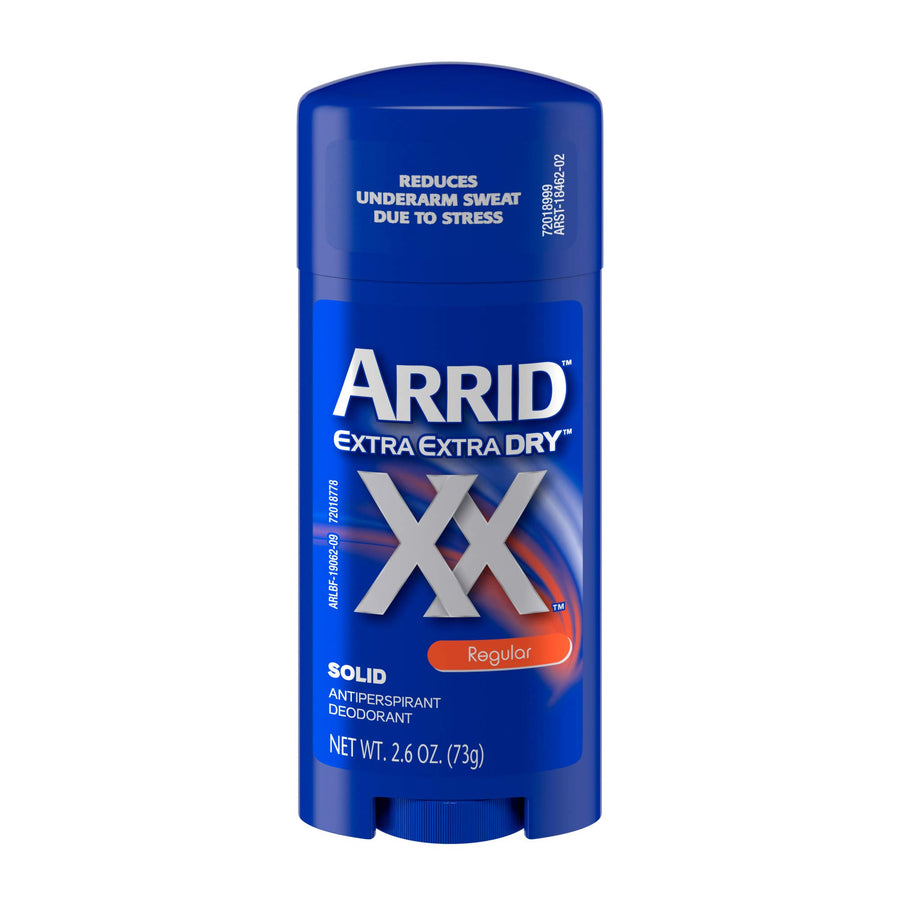 XX Extra Extra Dry Solid Antiperspirant Deodorant, Regular, 2.6 Oz (Pack of 6)