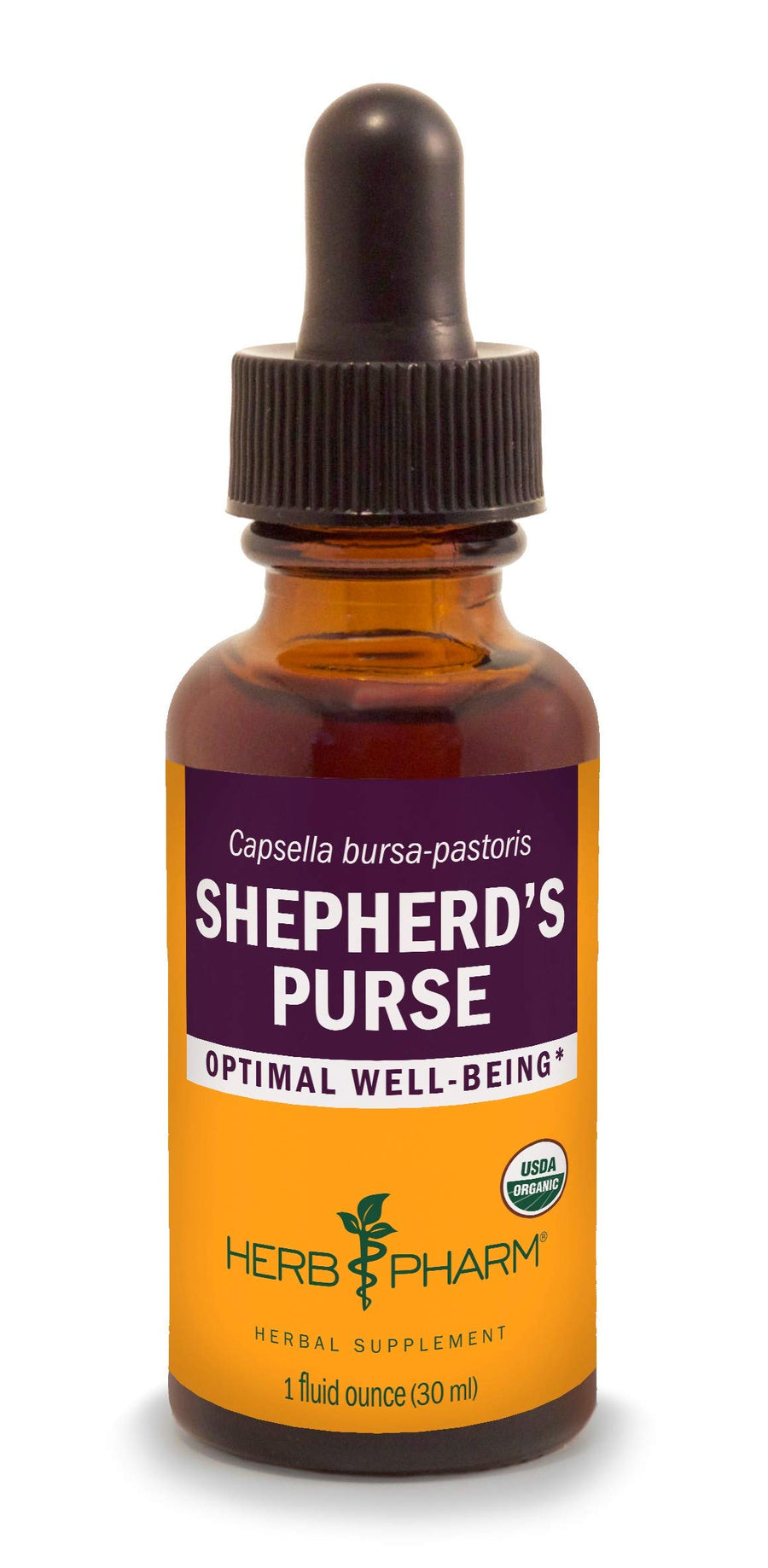 Certified Organic Shepherd's Purse Liquid Extract, 1 Oz