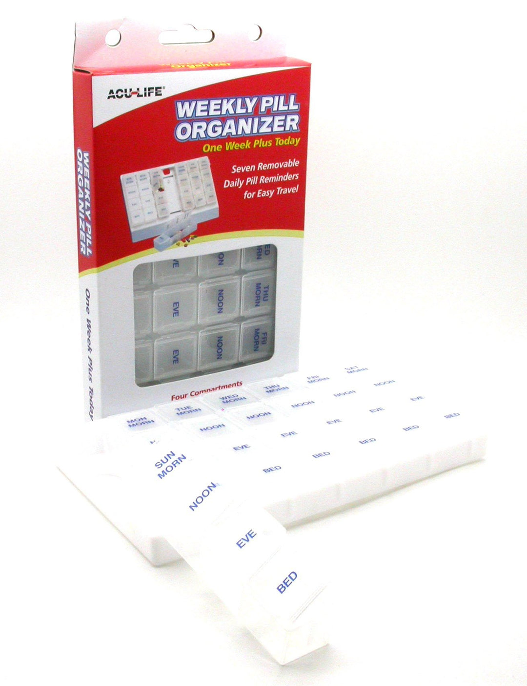 One Week Plus Today Pill Organizer (Colors may vary)