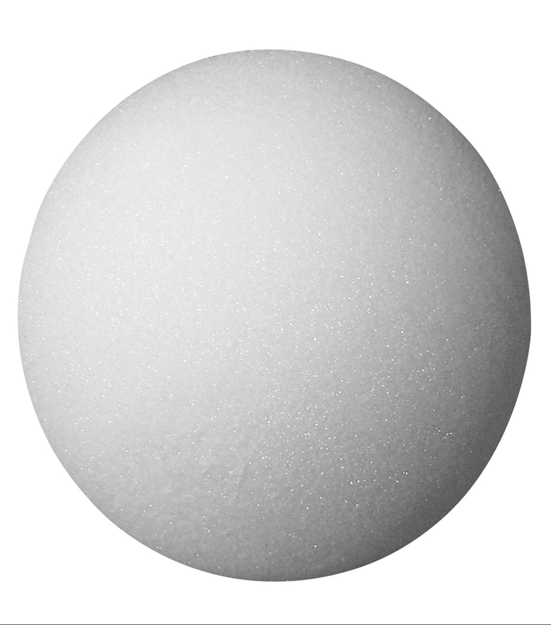 FloraCraft Packaged Styrofoam Balls,-Packaged 1 1/4-Inch Snowballs, White, 12 Per Package