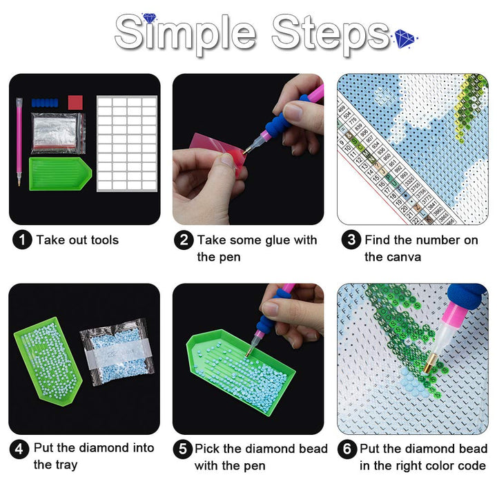 Diamond Painting Kits for Adult,Tiger and Lion DIY 5D Drills Jewel Art Diamond Art Embroidery,Gem Paint with Arts and Crafts Wall Decor for Gift 12x16 Inch