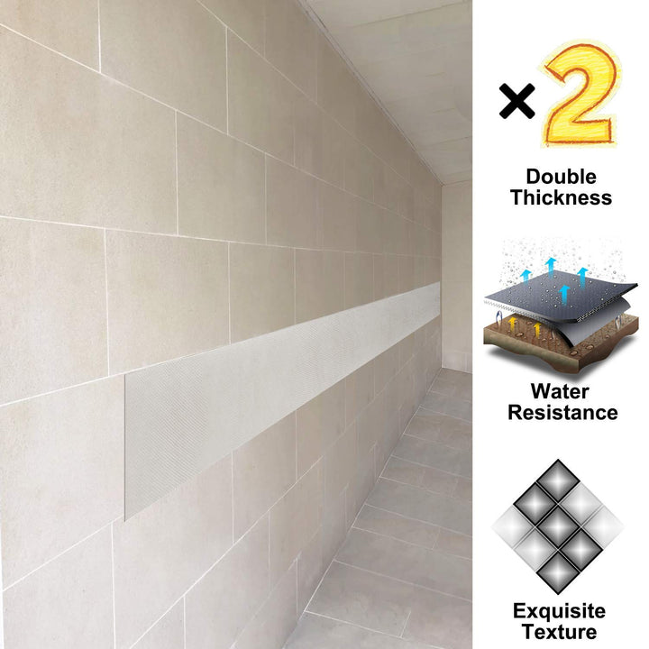 Ampulla Water Resistance Garage Wall Protector, Designed in German (1/4 Thickness White)