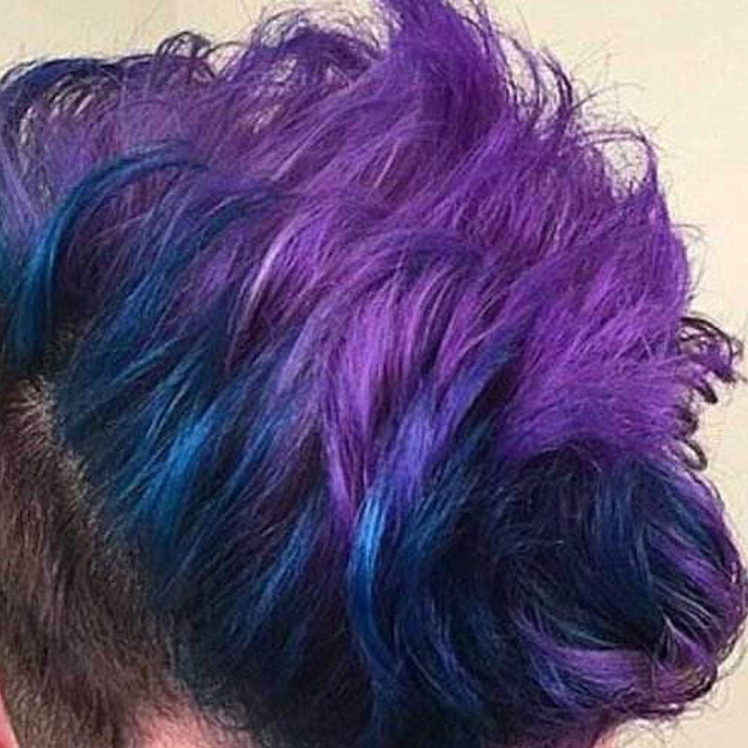 Unisex Disposable Temporary Hair Coloring Styling Hair Mud Disposable Hair Coloring Hair Wax Disposable Hair Cream Halloween Dress Up (purple)