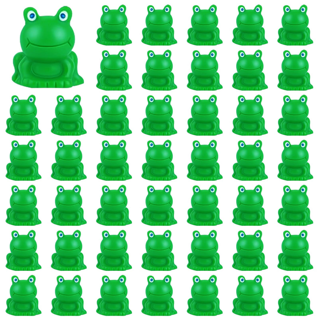 20 Pcs Resin Mini Frogs Green Frog Miniature Figurines Animals Model Fairy Garden Miniature Moss Landscape DIY Terrarium Crafts Ornament Accessories for Home Décor