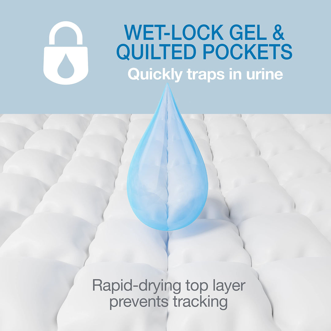 Wee-Wee Superior Performance Unscented Pee Pads for Dogs & Puppies, Quilted Leak-Proof Dog Housebreaking Potty Training Floor Protection, 22 x 23, 30 Count